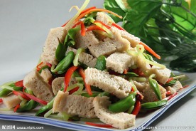 绿豆拌面筋