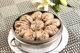 荞麦面肉馅蒸饺