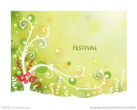 淡绿色浪漫梦幻底纹