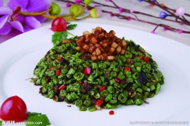 肉碎榄菜四季豆