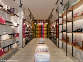 鞋店效果图设计