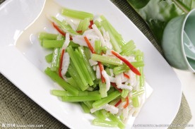 本芹滑炒虾丝