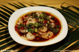 鲜花椒浸虾仁