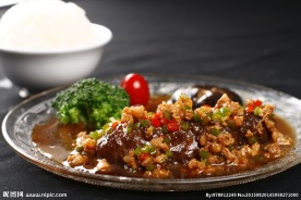 肉沫烧黄玉参
