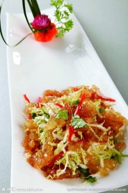 菜心海蜇丝
