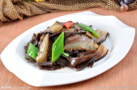 橡子皮炒腊肉