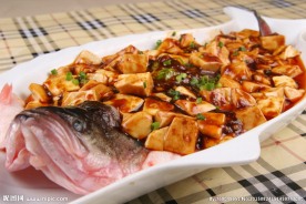 麻婆豆腐烩鲈鱼
