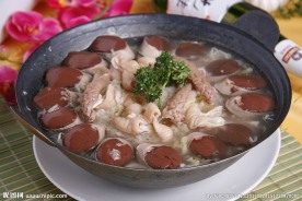 农家杀猪烩菜