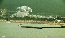 海滨风光 人山人海
