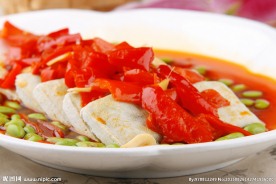 毛豆米蒸臭豆腐
