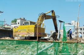 嘉兴春天大夏 建筑工地