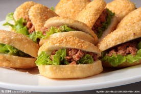 生菜酱肉饼好