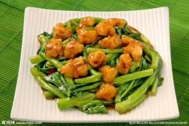 肉段烧油菜