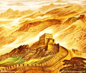 万里长城 油画  国画 装饰画