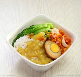 土豆泥拌饭图片