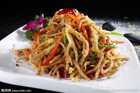 干煸茶树菇