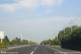道路天空