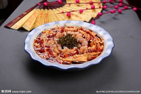 青花椒煮虾仁