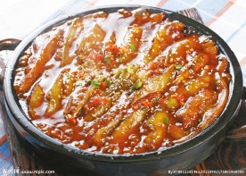 铁板茄子