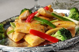 铁板烧汁鸡腿菇好