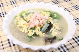虾仁白菜汆蛋