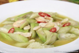 丝瓜小白虾