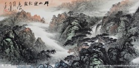 群山迎朝霞