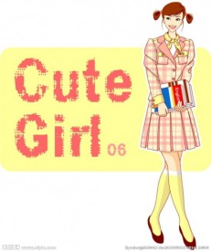 学生装可爱女孩