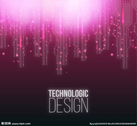 深红星星高清背景紫色电路光效果