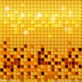 金色马赛克背景