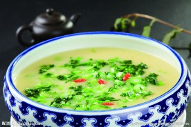 玉米糊煮青菜