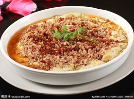 肉末蒸臭豆腐
