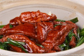 韭菜豆腐煲