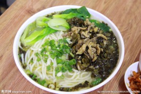 酸菜肉丝面
