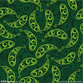 绿色植物装饰花纹 欧亚底纹