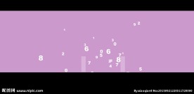 数字动态背景视频