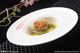 野菜豆腐配鲍鱼