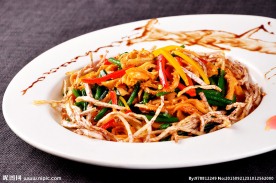 一品小炒鲍鱼丝