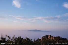 泰山云海日出
