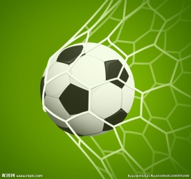 动感进网足球矢量素材