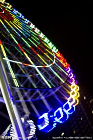 夜晚幸福摩天轮