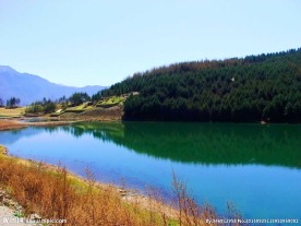 九寨沟湖面风景