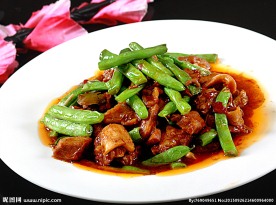 牛腩烧豆角