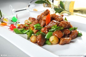 干葱牛仔粒牛肉粒