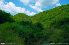 水库风光 山坑干流