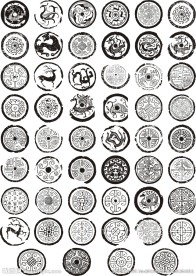 中国风神兽图案