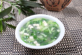 小白菜豆腐汤