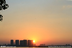 剪影夕阳