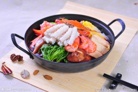 韩式海鲜火锅