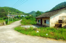 水库旅游 田园风光